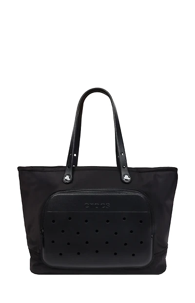 Crocs Black Pocket Large Tote Bag