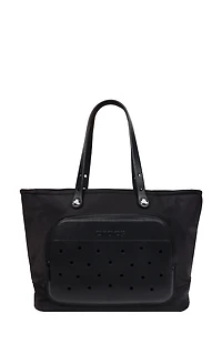 Crocs Black Pocket Large Tote Bag