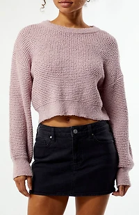 Your Favorite Snug Waffle Knit Sweater