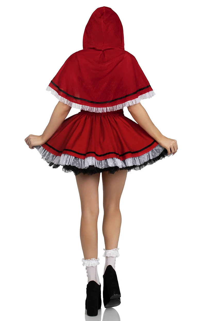 Leg Avenue Flirty Miss Red Riding Hood Costume