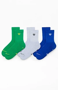 adidas 3 Pack Originals Trefoil Crew Socks