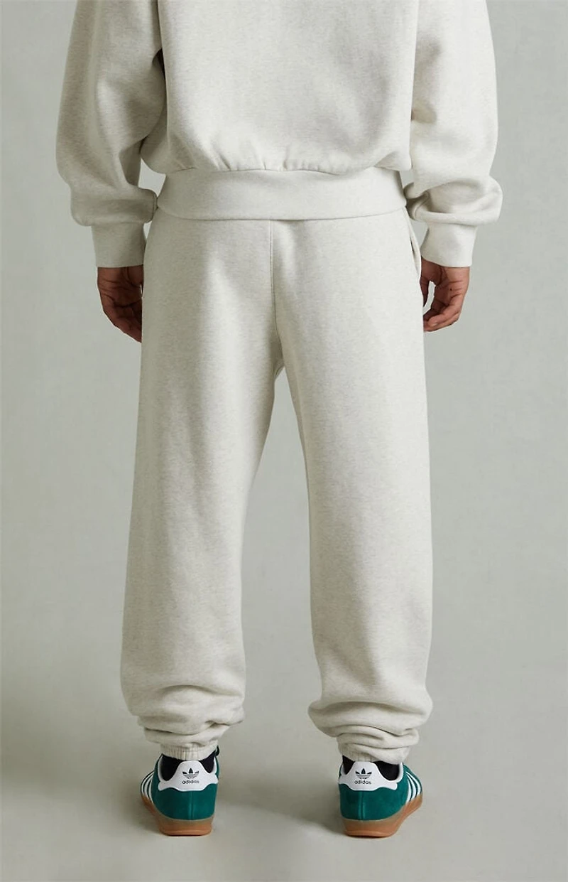 Fear of God ESSENTIALS Heather Oatmeal Classic Fleece Sweatpants
