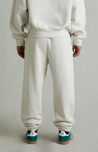 Fear of God ESSENTIALS Heather Oatmeal Classic Fleece Sweatpants