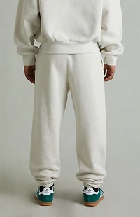 Fear of God ESSENTIALS Heather Oatmeal Classic Fleece Sweatpants