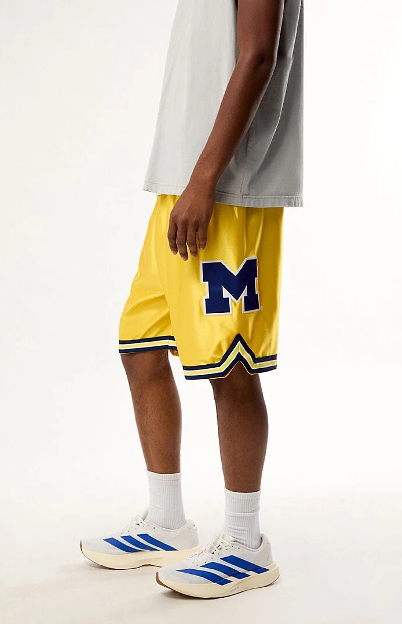 Mitchell & Ness Michigan Wolverines 91 Shorts