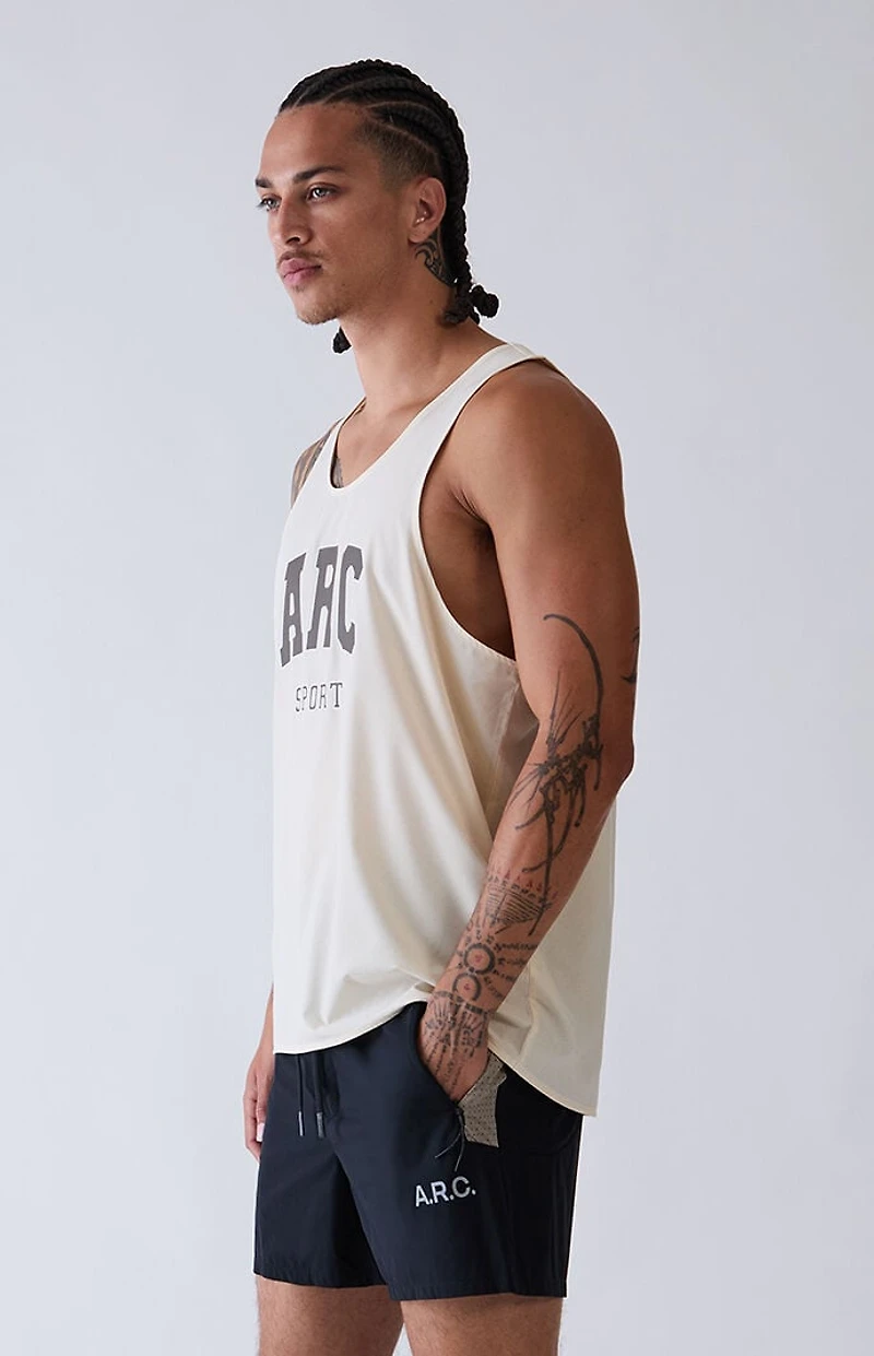 A.R.C. Grey Active Singlet Tank Top