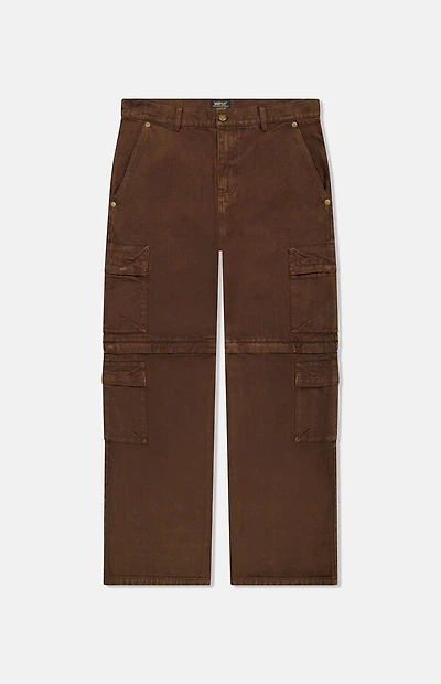 WeSC America Inc Chocolate Baggy Zip Off Cargo Pants