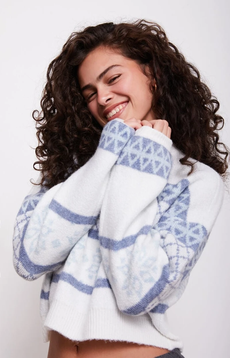 LA Hearts Fair Isle Sweater