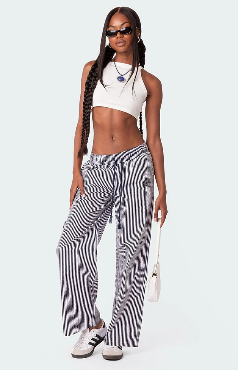 Edikted Seaside Striped Pants