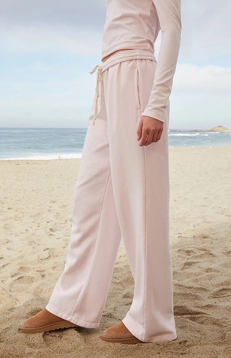 John Galt Pink Anastasia Baggy Sweatpants