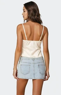 Edikted Tamar Satin Effect Tank Top