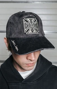 West Coast Choppers Mechanic Distressed Snapback Hat