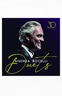 Andrea Bocelli Duets 30th Anniversary Vinyl Record