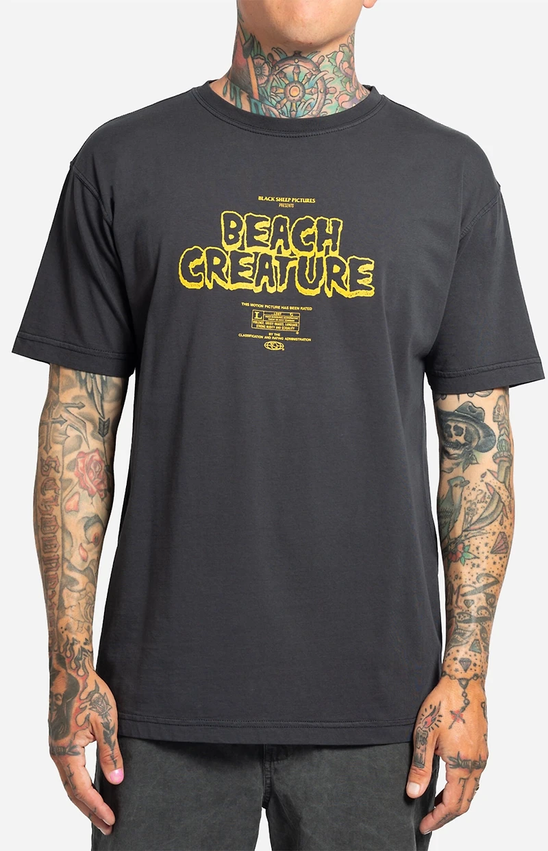 LOST Vintage Black Beach Creature T-Shirt