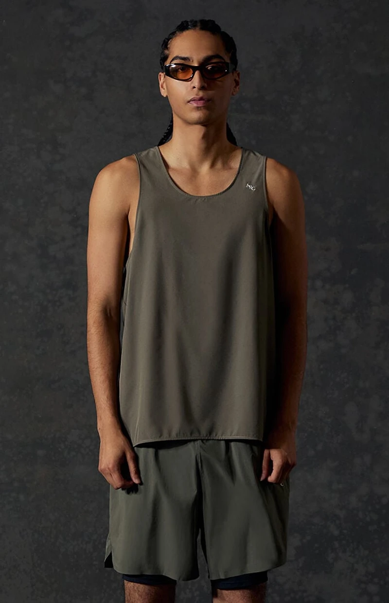 A.R.C. Green Active Standard Performance Tank Top