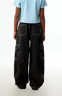 Pacsun Baggy Jeans Cargo Black Wash
