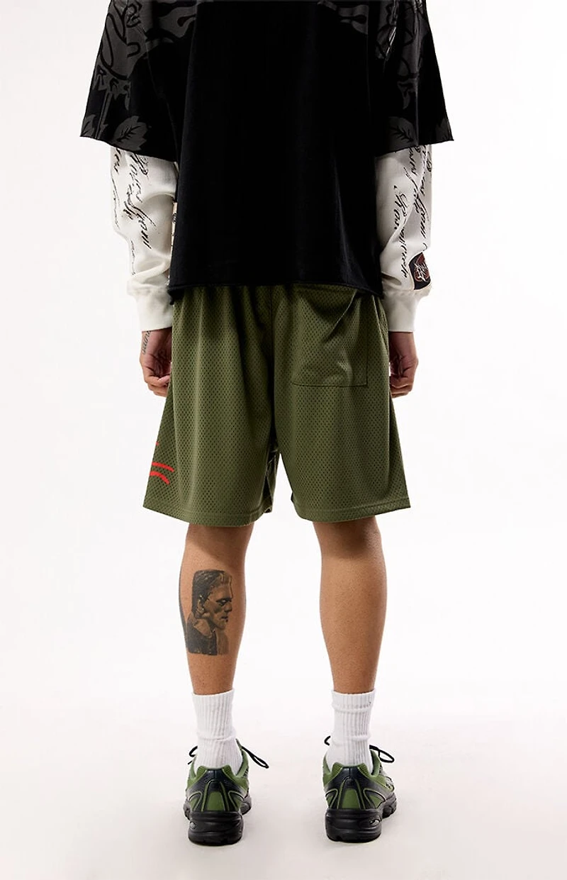 Civil We Came From Concrete Mesh Shorts