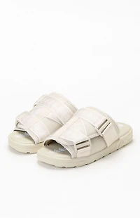 Kappa White 222 Banda Mitel 1 Slide Sandals