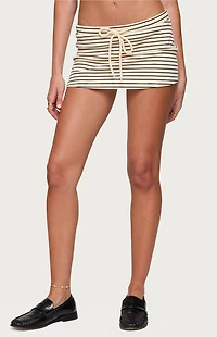 Edikted Brena Striped Mini Skort