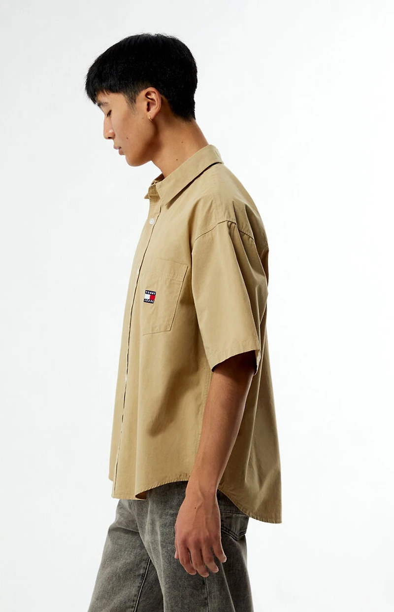 Tommy Jeans Sand Easy Poplin Shirt