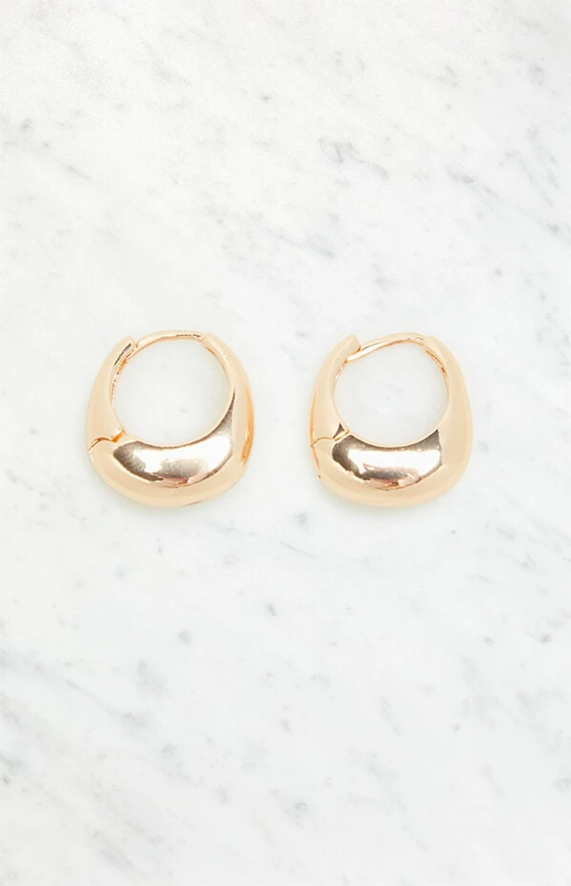 John Galt Gold Hoop Earrings