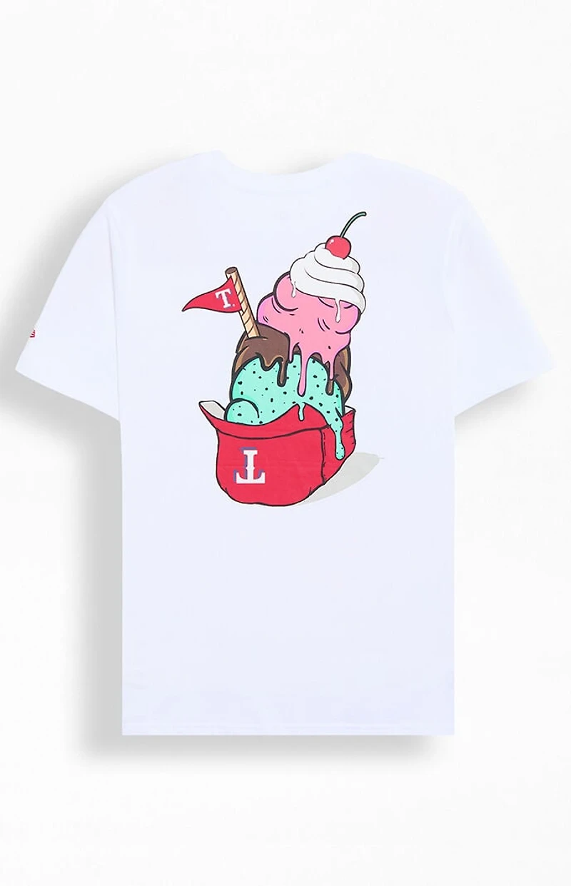 New Era Texas Rangers Ice Cream T-Shirt