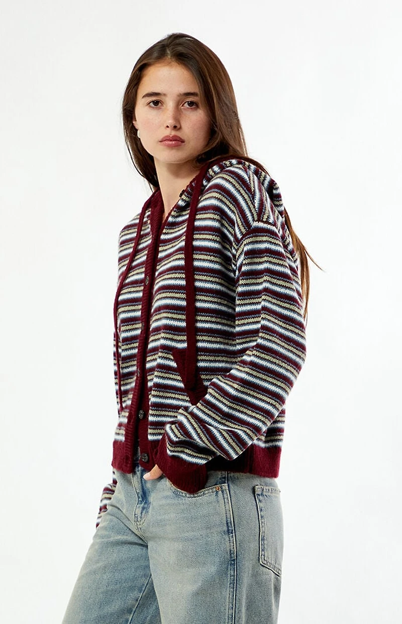 Your Favorite Karoline Hooded Button Down Cardigan