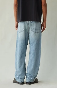 Pacsun Dylan Baggy Jeans Studded Medium Blue