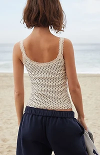 John Galt Heart Print Skylar Tank Top