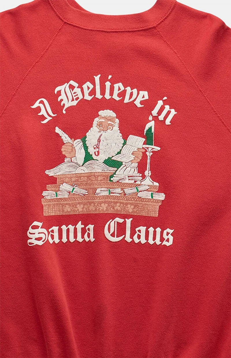 PS VINTAGE '90s I Believe in Santa Claus Crew Neck Sweatshirt