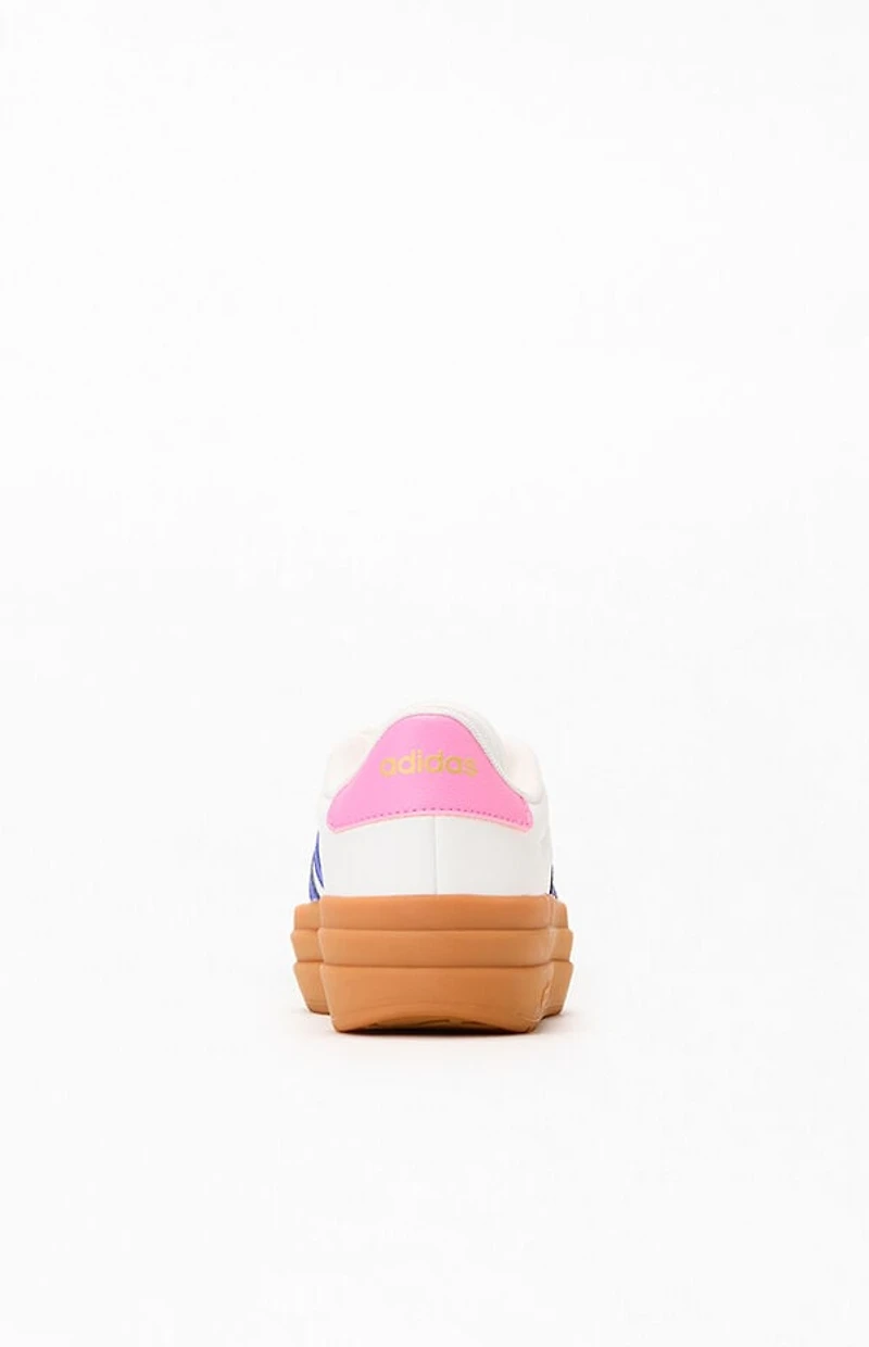 adidas Women's Pink & Blue VL Court Bold Sneakers