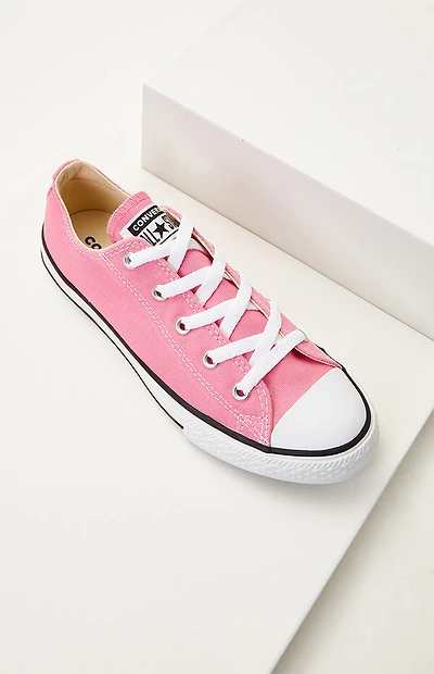 Converse Kids Pink Chuck Taylor All Star Low Top Shoes