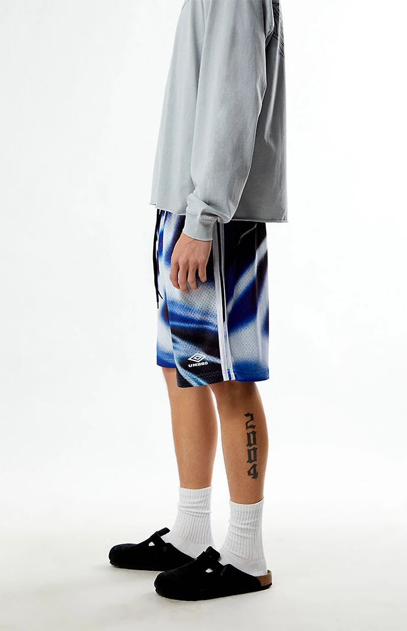 Umbro x PacSun Blue Taty Mesh Shorts