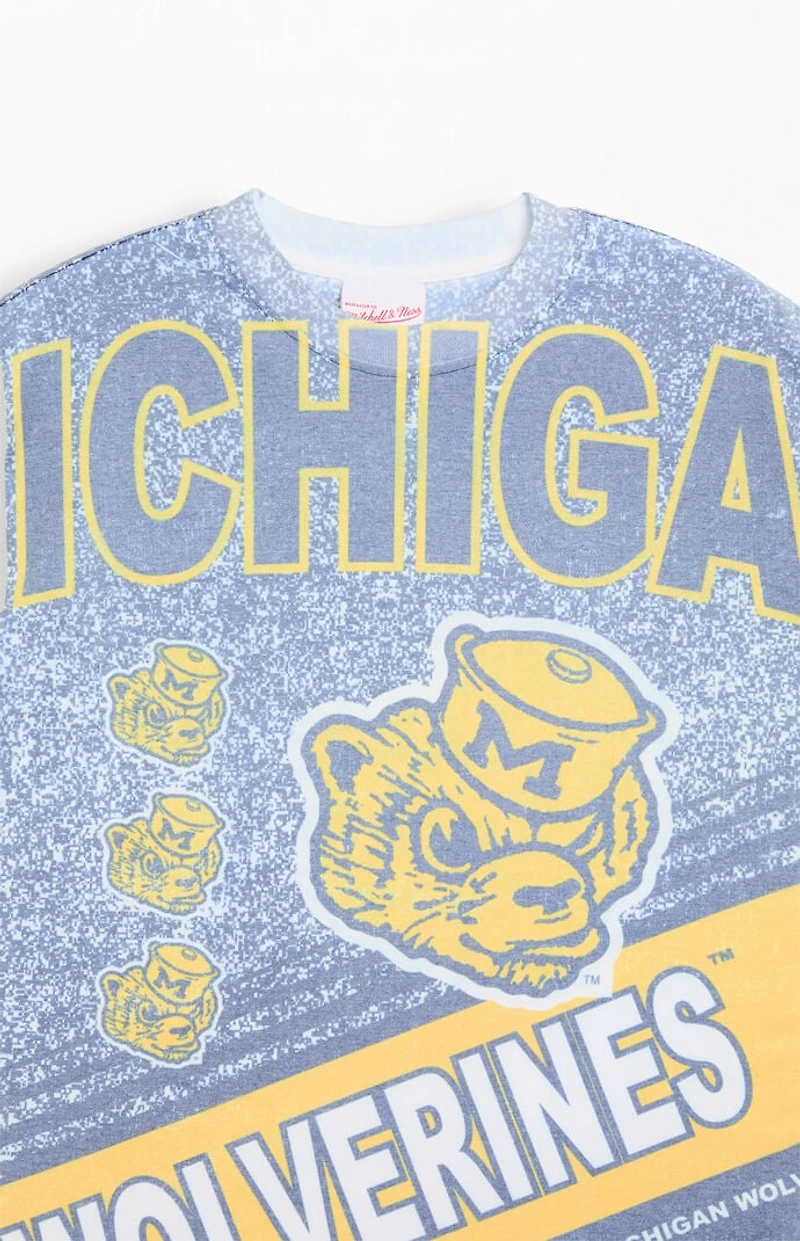 Mitchell & Ness Michigan Wolverines Playmaker T-Shirt