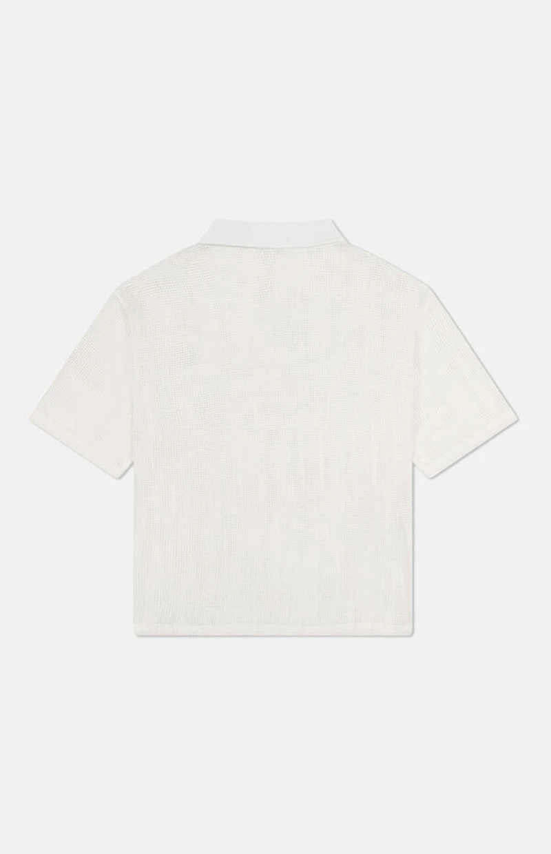 WeSC America Inc Johnny Mesh Collar Pullover Shirt