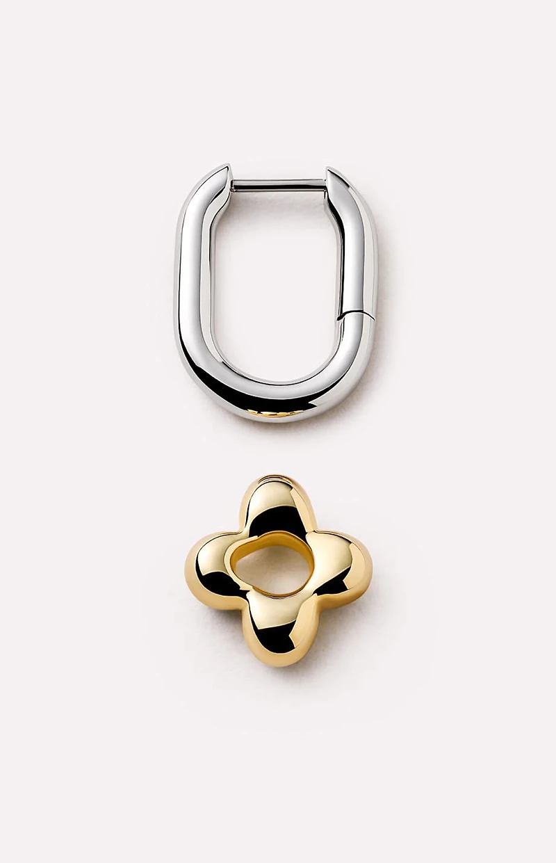 Ana Luisa Cassia Flower Hoop Earrings