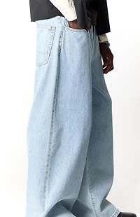 Pacsun Ryder Ultra Baggy Jeans Light Blue