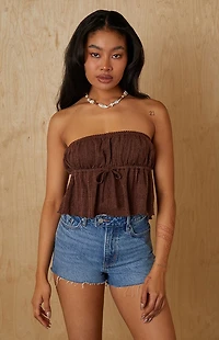 Your Favorite Lace Babydoll Tube Top
