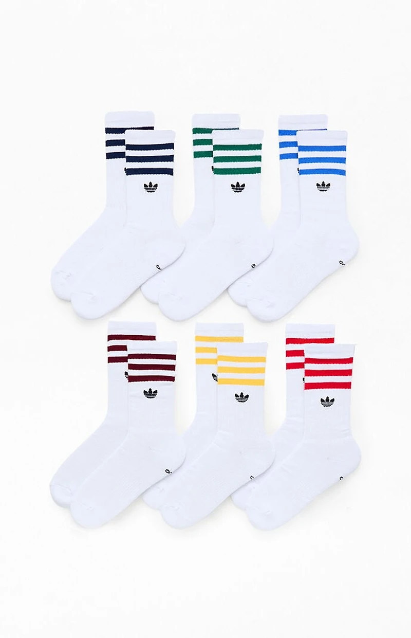 adidas 6 Pack Originals Roller Crew Socks
