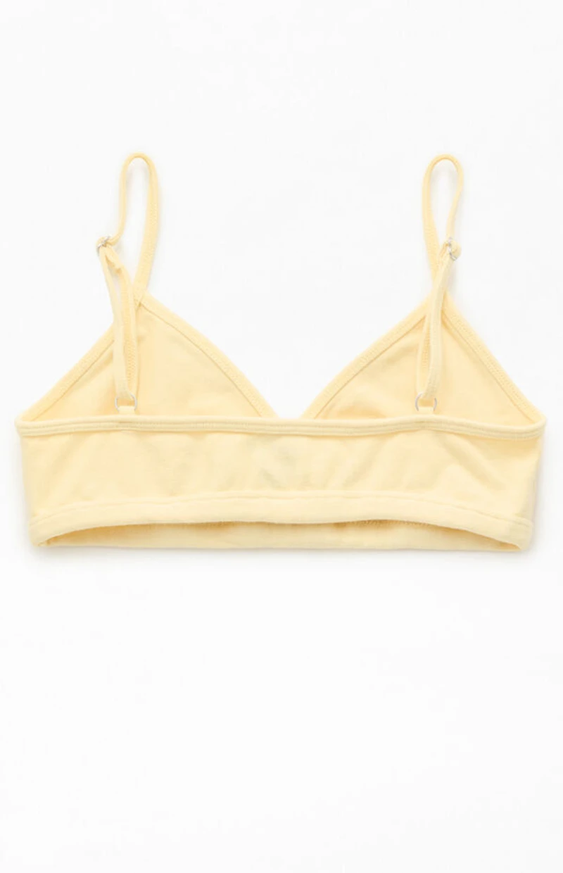 John Galt Yellow Polina Bralette