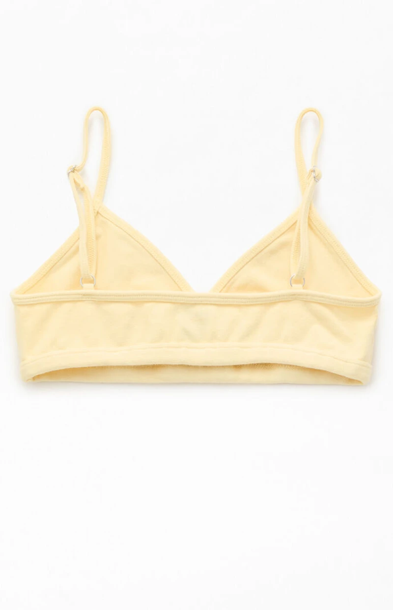 John Galt Yellow Polina Bralette