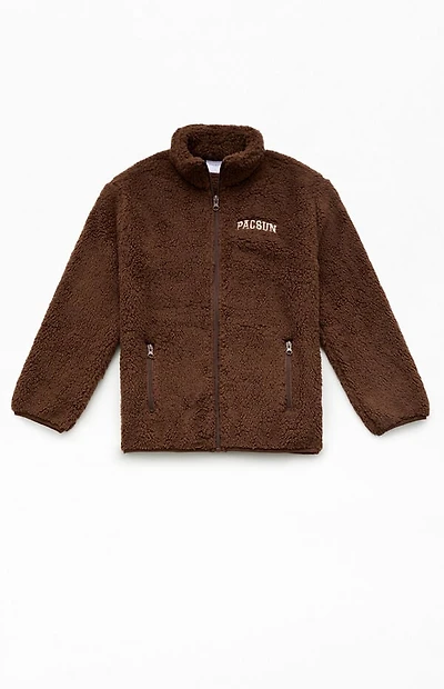 Pacsun Kids Brown Sherpa Jacket