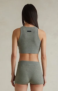Fear of God ESSENTIALS Women's Concrete Heather Knit Boxer Shorts