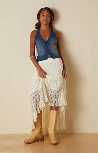 Your Favorite Ellie Denim Halter Vest