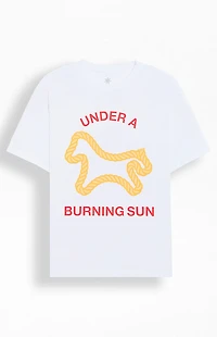 UNDER A BURNING SUN Rope Logo T-Shirt
