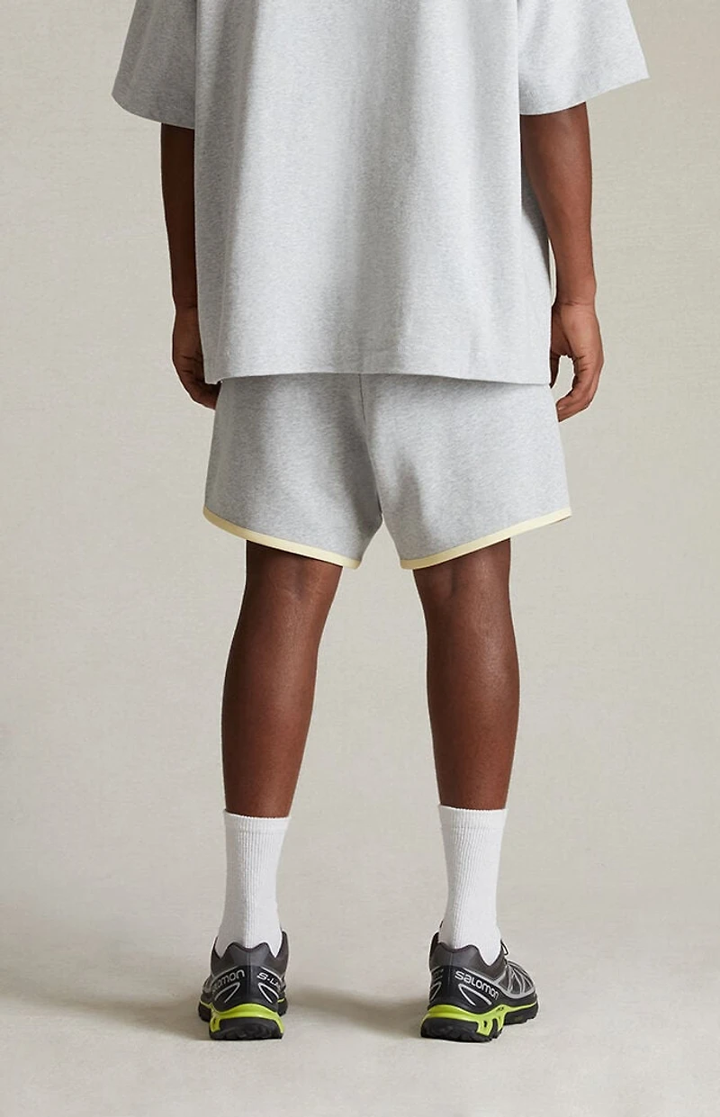 Fear of God ESSENTIALS Light Heather Grey Running Shorts