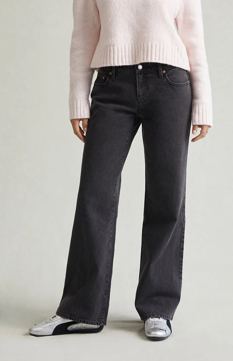 Pacsun Zoe Low Rise Girlfriend Jeans Black