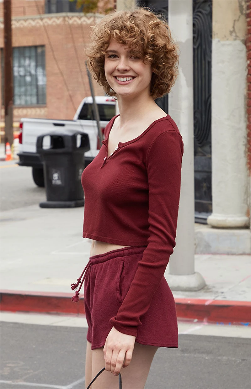 John Galt Burgundy Logan Shorts