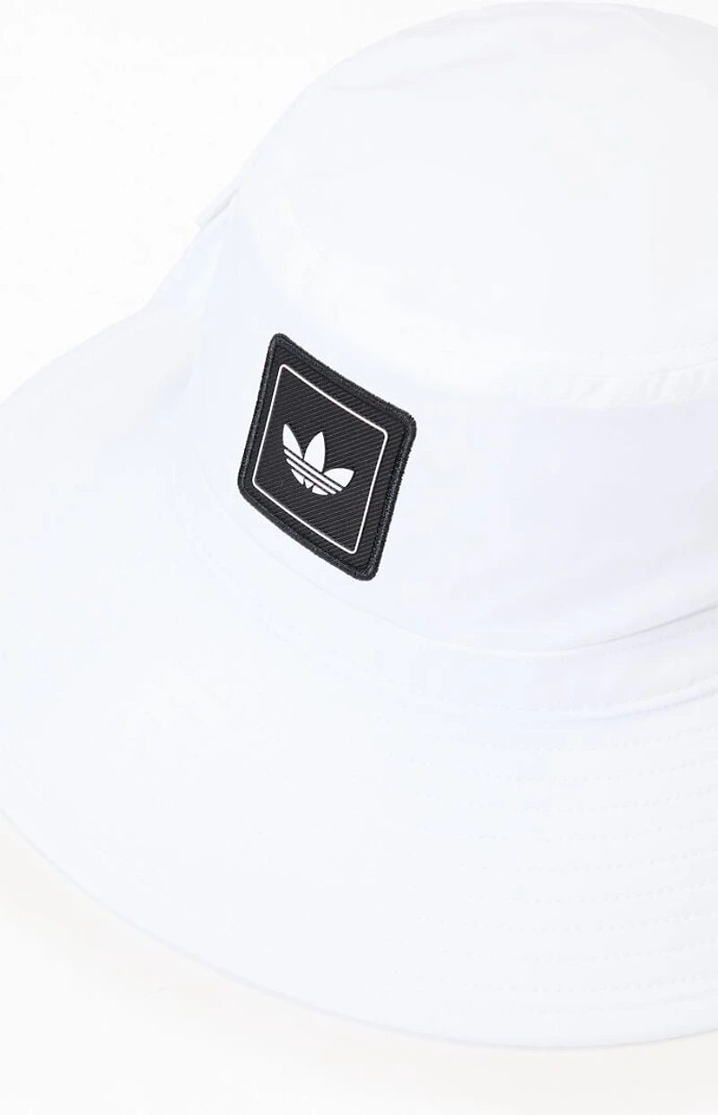 adidas White Utility 3.0 Boonie Bucket Hat