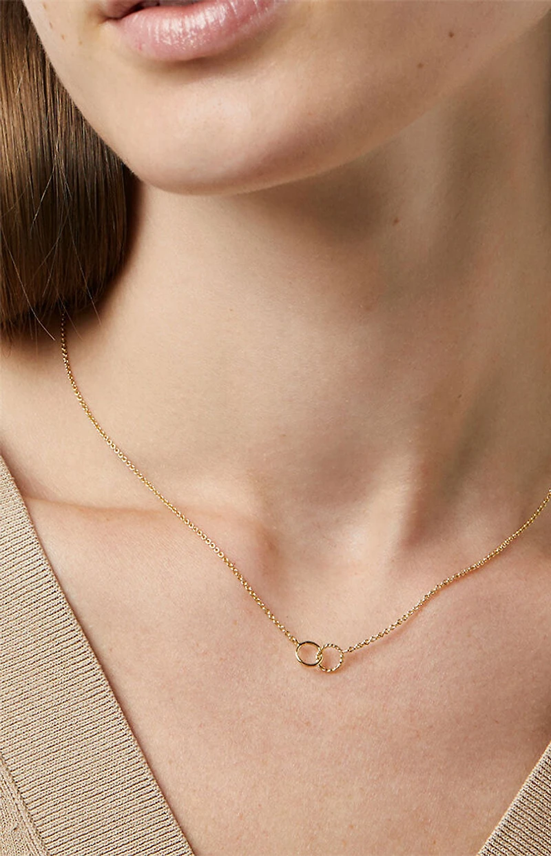 Ana Luisa Sam Interlocking Circles Necklace